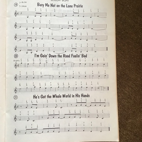 Vintage 1972 Mel Bay’s Fun With the Harmonica Instruction Music Sheet Book - Picture 5 of 8